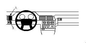 Volvo S90/V90 97-98, Vänster ryhmässä Autohifi / Mikä sopii autooni / Volvo / Volvo V90 / Volvo V90 1996-2000 / Muut V90 1996-2000 @ BRL (240802081)