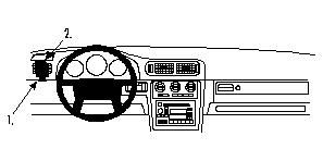 Volvo C70/S70/V70 97-00, Vänster ryhmässä Autohifi / Mikä sopii autooni / Volvo / Volvo V70 / Volvo V70 1997-2000 / Muut V70 1997-2000 @ BRL (240802408)
