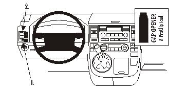 Brodit ProClip, Volkswagen Multivan 03-15 ryhmässä Autohifi / Mikä sopii autooni / Volkswagen / Transporter / Transporter T5.1 2010-2015 / Muut kuljetukset T5.1 2010-2015 @ BRL (240803291)