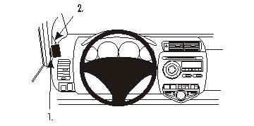 Brodit ProClip, Honda Jazz 05-08 ryhmässä Uutuudet @ BRL (240803582)