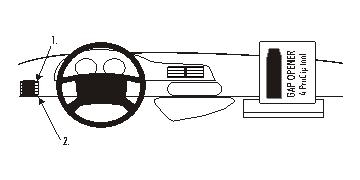 Brodit ProClip, Citroen/Peugeot ryhmässä Autohifi / Mikä sopii autooni / Peugeot / Peugeot Expert / Peugeot Expert 1994-2007 @ BRL (240803801)
