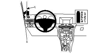 Opel Astra 04-09, Vänster, Hög ryhmässä Autohifi / Mikä sopii autooni / Opel / Astra / Astra 2004-2009 @ BRL (240804064)