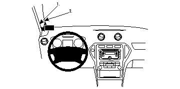 Ford Mondeo 08-14, Vänster ryhmässä Autohifi / Mikä sopii autooni / Ford / Mondeo / Mondeo 2007-2013 @ BRL (240804131)