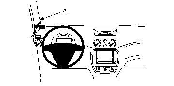 ProClip Monteringsbygel Citroen C3 06-09, Vänster ryhmässä Autohifi / Mikä sopii autooni / Citroën / C3 @ BRL Electronics (240804173)