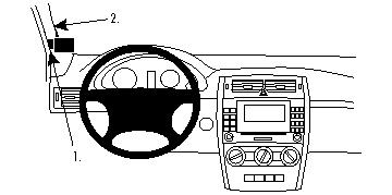 Brodit ProClip, Mercedes Benz B-Class 05-11 ryhmässä Autohifi / Mikä sopii autooni / Mercedes / B-luokka @ BRL (240804225)