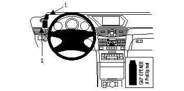 Brodit ProClip, Mercedes Benz E-Class, Sedan/Stationwagon 09-16 ryhmässä Autohifi / Mikä sopii autooni / Mercedes / E-luokka / E-luokka 2010-2016 W212 @ BRL (240804332)