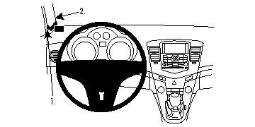 Chevrolet Cruze 09-14, Vänster ryhmässä Autohifi / Mikä sopii autooni / Chevrolet / Cruze @ BRL (240804351)