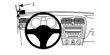 Brodit ProClip, Volkswagen Polo 10-14 ryhmässä Autohifi / Mikä sopii autooni / Volkswagen / Polo / Polo 2010-2017 @ BRL (240804384)