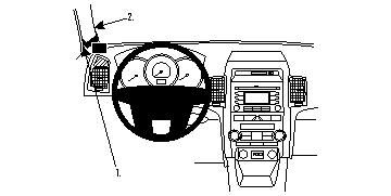 Kia Sorento 10-12, Vänster ryhmässä Autohifi / Mikä sopii autooni / Kia / Sorento / Sorento 2010-2014 @ BRL (240804448)