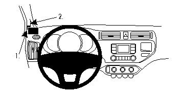 Kia Rio 12-15, Vänster ryhmässä Autohifi / Mikä sopii autooni / Kia / Rio / Rio 2012-2017 @ BRL (240804690)
