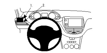 Brodit ProClip, Peugeot 2008/208 12-19 ryhmässä Autohifi / Mikä sopii autooni / Peugeot / Peugeot 2008 / Peugeot 2008 2013-2019 @ BRL (240804765)