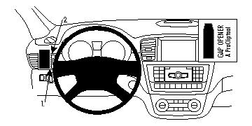 Brodit ProClip, Mercedes Benz GL-Class/GLE-Class/M-Class/ML 12-19 ryhmässä Autohifi / Mikä sopii autooni / Mercedes / ML @ BRL (240804826)