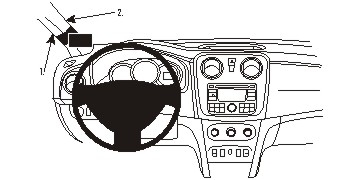 Brodit ProClip, Dacia Sandero 13-21 ryhmässä Autohifi / Mikä sopii autooni / Dacia / Dacia Sandero / Dacia Sandero 2012-2021 @ BRL (240804898)