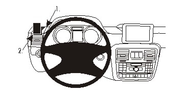 Brodit ProClip, Mercedes Benz G-Class 13-18 ryhmässä Autohifi / Mikä sopii autooni / Mercedes / G-wagon @ BRL (240804934)