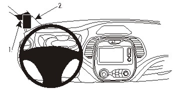 Brodit ProClip, Renault Captur 14-19 ryhmässä Autohifi / Mikä sopii autooni / Renault / Captur / Captur 2013-2019 @ BRL (240804943)