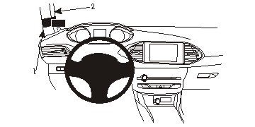Brodit ProClip, Peugeot 308 14-21 ryhmässä Autohifi / Mikä sopii autooni / Peugeot / Peugeot 308 / Peugeot 308 2014-2021 @ BRL (240804953)