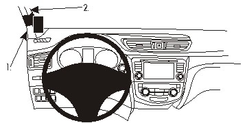 Brodit ProClip, Nissan Qashqai 14-21 ryhmässä Autohifi / Mikä sopii autooni / Nissan / Qashqai / Qashqai 2013-2021 @ BRL (240804994)