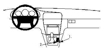 Volvo S40 96-00, Konsol ryhmässä Autohifi / Mikä sopii autooni / Volvo / Volvo V40 / Volvo V40 1996-2000 / Bluetooth/AUX/Muut @ BRL (240832284)