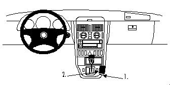 Brodit ProClip, Mercedes Benz SLK-Class 97-04 ryhmässä Autohifi / Mikä sopii autooni / Mercedes / SLK / SLK 1997-2004 @ BRL (240832496)