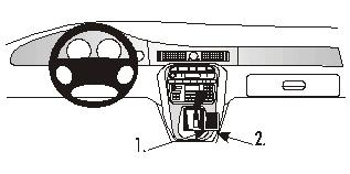 Brodit ProClip, Jaguar XJ8 98-02 ryhmässä Autohifi / Mikä sopii autooni / Jaguar @ BRL (240832516)