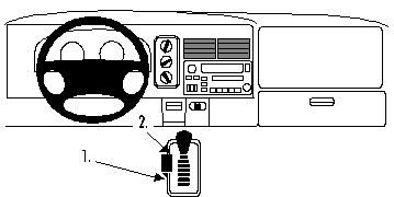 Dodge Ram Pick Up 1500, 2500/3500 98-01, Konsol ryhmässä Autohifi / Mikä sopii autooni / Dodge / Dodge RAM @ BRL (240832546)