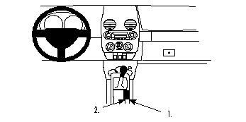 ProClip Monteringsbygel Volkswagen Beetle 98-02, Konsol ryhmässä Autohifi / Mikä sopii autooni / Volkswagen / Beetle / Beetle 1998-2010 @ BRL Electronics (240832609)