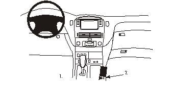 ProClip Monteringsbygel Lexus LS Serie 01-06, Konsol ryhmässä Autohifi / Mikä sopii autooni / Lexus @ BRL Electronics (240832889)