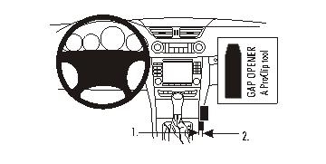 Brodit ProClip, Mercedes Benz CLS-Class 05-10 ryhmässä Autohifi / Mikä sopii autooni / Mercedes / CLS @ BRL (240833625)