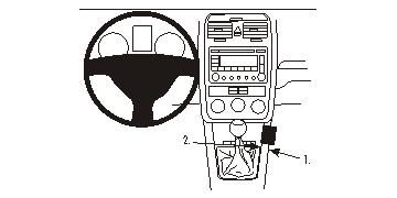 ProClip Monteringsbygel Volkswagen Jetta 06-10, Konsol ryhmässä Autohifi / Mikä sopii autooni / Volkswagen / Jetta / Jetta 2005-2010 @ BRL Electronics (240833690)