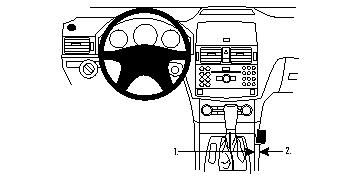 Mercedes Benz C-Klass 07-10, Konsol ryhmässä Autohifi / Mikä sopii autooni / Mercedes / C-luokka / C-luokka 2008-2014 W204 @ BRL (240833995)
