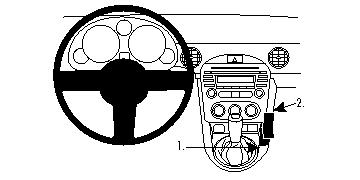 Brodit ProClip, Mazda Miata/MX-5 09-15 ryhmässä Autohifi / Mikä sopii autooni / Mazda / Mazda Miata / Mazda Miata 2009-2010 @ BRL (240834416)