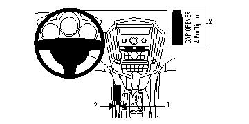 Brodit ProClip, Cadillac SRX 10-16 ryhmässä Autohifi / Mikä sopii autooni / Cadillac / Cadillac SRX @ BRL (240834418)
