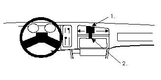 ProClip Monteringsbygel Ford Sierra 82-86, Centrerad ryhmässä Autohifi / Mikä sopii autooni / Ford / Sierra / Sierra 1982-1993 @ BRL Electronics (240851514)