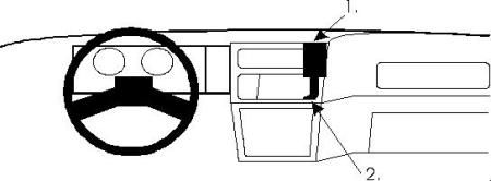 ProClip Monteringsbygel Ford Sierra 87-89, Centrerad ryhmässä Autohifi / Mikä sopii autooni / Ford / Sierra / Sierra 1982-1993 @ BRL Electronics (240851553)