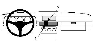 Brodit ProClip, Porsche 924/944 76-88 ryhmässä Autohifi / Mikä sopii autooni / Porsche / 924 / 924 1976-1988 @ BRL (240851554)