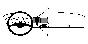 Brodit ProClip, Porsche 944/968 86-90 ryhmässä Autohifi / Mikä sopii autooni / Porsche / 944 / 944 1981-1991 @ BRL (240851580)