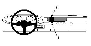 Brodit ProClip, Porsche 911 77-98 ryhmässä Autohifi / Mikä sopii autooni / Porsche / 911 / 911 1994-1998 (993) @ BRL (240851581)