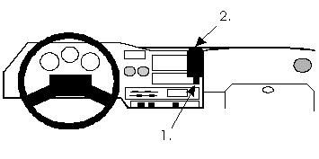 ProClip Monteringsbygel Toyota Landcruiser 87-90, Centrerad ryhmässä Autohifi / Mikä sopii autooni / Toyota / Landcruiser / Landcruiser 1990-1997 @ BRL Electronics (240851834)