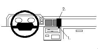 ProClip Monteringsbygel Nissan Terrano 87-93, Centrerad ryhmässä Autohifi / Mikä sopii autooni / Nissan / Terrano @ BRL Electronics (240851836)