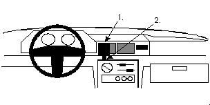 ProClip Monteringsbygel Ford Fiesta 89-95, Centrerad ryhmässä Autohifi / Mikä sopii autooni / Ford / Fiesta / Fiesta 1989-1995 @ BRL Electronics (240851866)