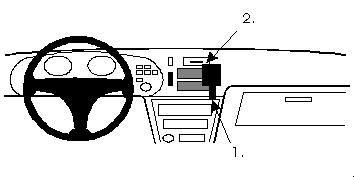 ProClip Monteringsbygel Toyota Celica 90-93, Centrerad ryhmässä Autohifi / Mikä sopii autooni / Toyota / Celica / Celica 1990-1994 @ BRL Electronics (240851875)