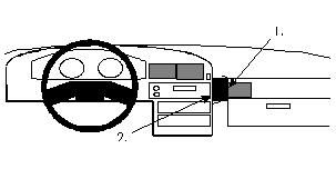 ProClip Monteringsbygel Subaru Outback/Legacy 90-94, Vinklad ryhmässä Autohifi / Mikä sopii autooni / Subaru @ BRL Electronics (240851877)