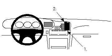 ProClip Monteringsbygel Nissan Maxima 11-15, Centrerad ryhmässä Autohifi / Mikä sopii autooni / Nissan / Maxima @ BRL Electronics (240851882)