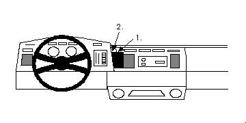 ProClip Monteringsbygel Chevrolet Astro 90-95, Centrerad ryhmässä Autohifi / Mikä sopii autooni / Chevrolet @ BRL (240851894)