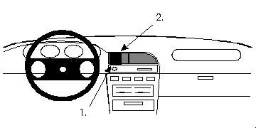 ProClip Monteringsbygel Nissan Sunny Sedan 91-95, Centrerad ryhmässä Autohifi / Mikä sopii autooni / Nissan / Sunny @ BRL Electronics (240851916)