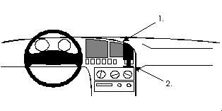 ProClip Monteringsbygel Hyundai Elantra 91-95, Centrerad ryhmässä Autohifi / Mikä sopii autooni / Hyundai / Elantra / Elantra 1992-2000 @ BRL Electronics (240851923)