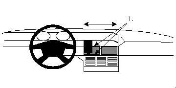 ProClip Monteringsbygel Fiat Tempra 91-96/Tipo 89-91 (Digital), Centrerad ryhmässä Autohifi / Mikä sopii autooni / Fiat / Tempra @ BRL Electronics (240851930)