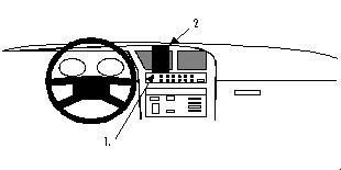 ProClip Monteringsbygel Fiat Croma 91-96, Centrerad ryhmässä Autohifi / Mikä sopii autooni / Fiat / Croma @ BRL Electronics (240851931)