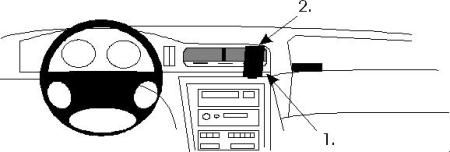 ProClip Monteringsbygel BMW 840-850 E31 90-01, Centrerad ryhmässä Autohifi / Mikä sopii autooni / BMW / BMW 8-sarja / BMW E31 1989-1997 @ BRL Electronics (240852000)