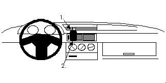 Alfa Romeo 155 92-97, Centrerad ryhmässä Autohifi / Mikä sopii autooni / Alfa Romeo @ BRL (240852021)
